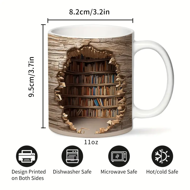 Tasse Bezaubernde de Bibliothek mit Wärmeaktivierung
