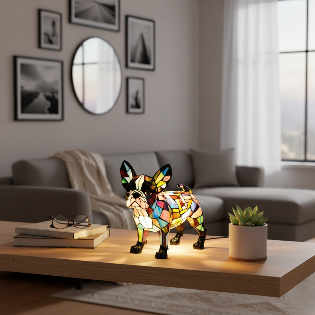 Lampe Eleganz Boston Terrier