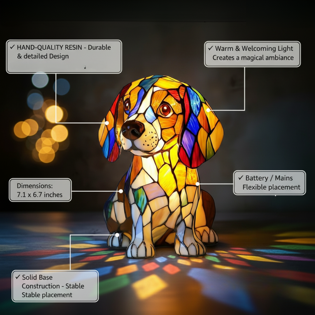Essenz Beagle – Lampe Künstlerische