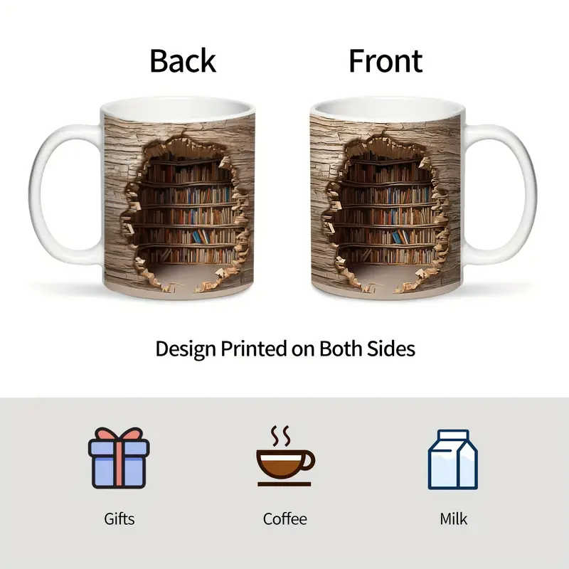 Tasse Bezaubernde de Bibliothek mit Wärmeaktivierung