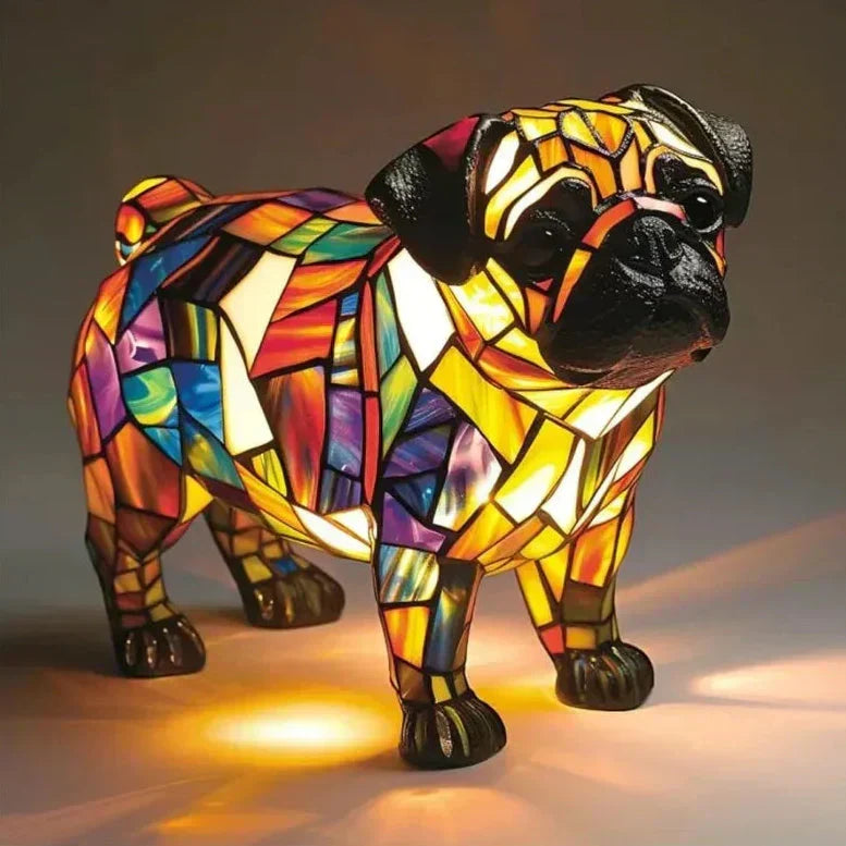 Lampe Mops Leuchtende